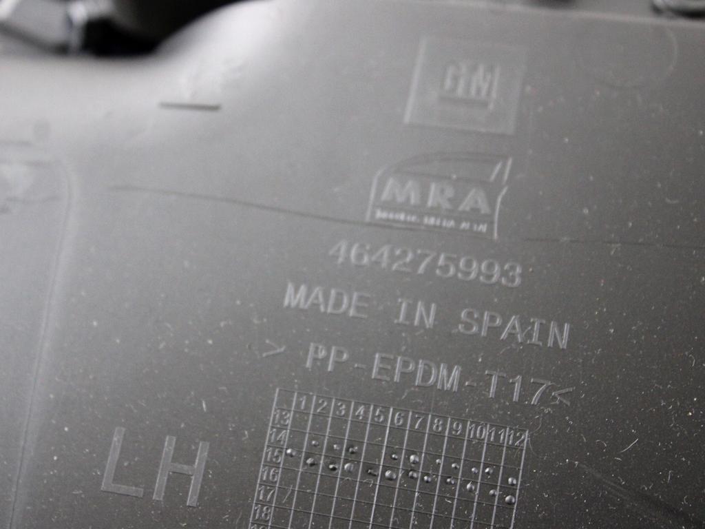 13403444 PANNELLO INTERNO PORTA ANTERIORE SINISTRA OPEL CORSA E 1.2 B 51KW 5M 5P (2016) RICAMBIO USATO
