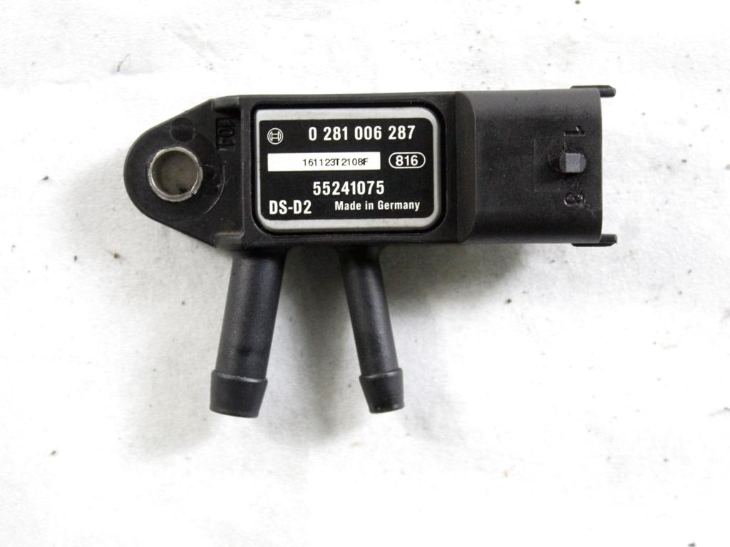 55241075 SENSORE DI PRESSIONE SCARICO FIAT DOBLO 1.6 D 88KW (2016) RICAMBIO USATO