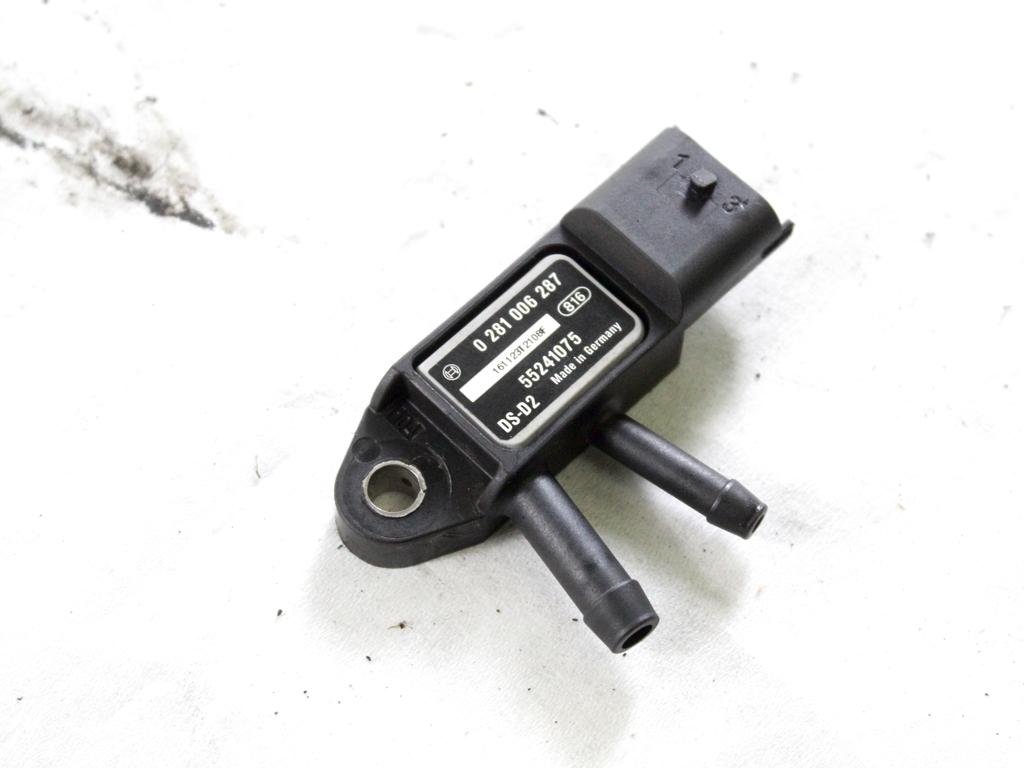 55241075 SENSORE DI PRESSIONE SCARICO FIAT DOBLO 1.6 D 88KW (2016) RICAMBIO USATO