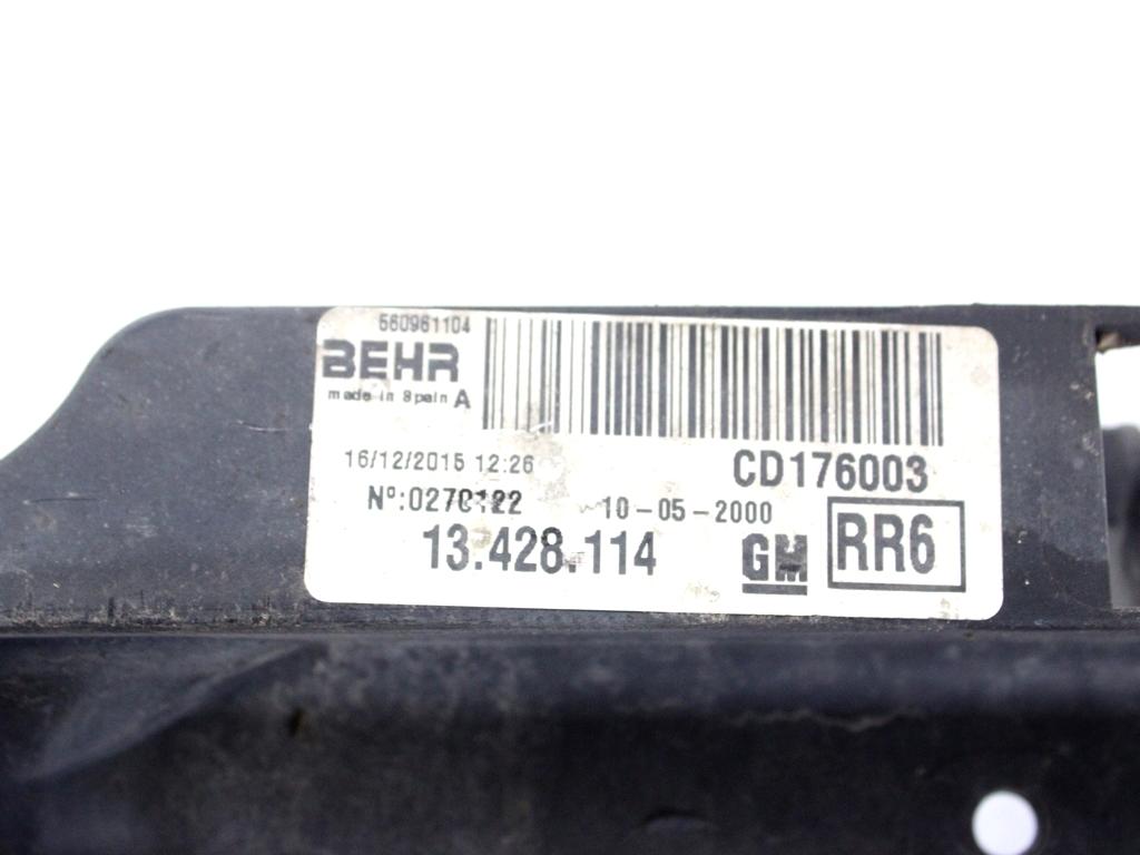 13450416 ELETTROVENTOLA OPEL CORSA E 1.2 B 51KW 5M 5P (2016) RICAMBIO USATO