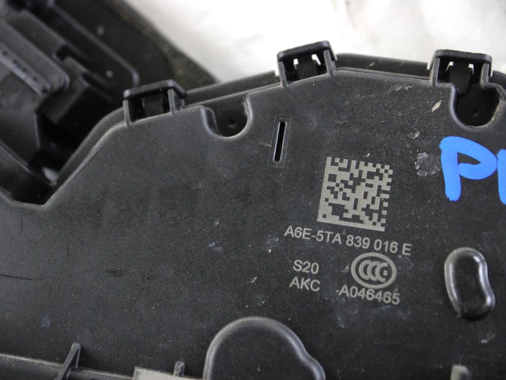 5TA839016E CHIUSURA SERRATURA PORTA POSTERIORE DESTRA VOLKSWAGEN T-ROC 1.0 B 85KW 6M 5P (2018) RICAMBIO USATO