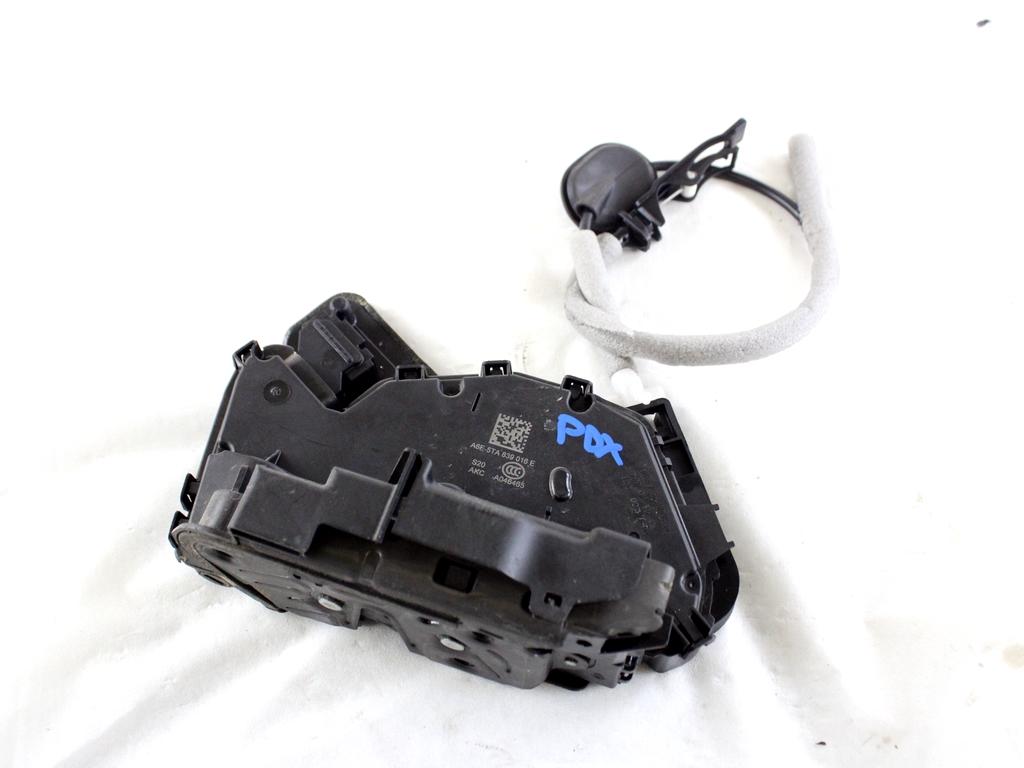 5TA839016E CHIUSURA SERRATURA PORTA POSTERIORE DESTRA VOLKSWAGEN T-ROC 1.0 B 85KW 6M 5P (2018) RICAMBIO USATO