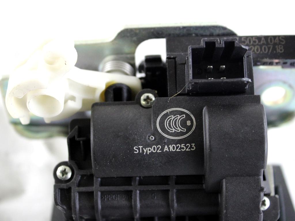 2GA827505A CHIUSURA SERRATURA PORTELLONE COFANO POSTERIORE BAULE VOLKSWAGEN T-ROC 1.0 B 85KW 6M 5P (2018) RICAMBIO USATO