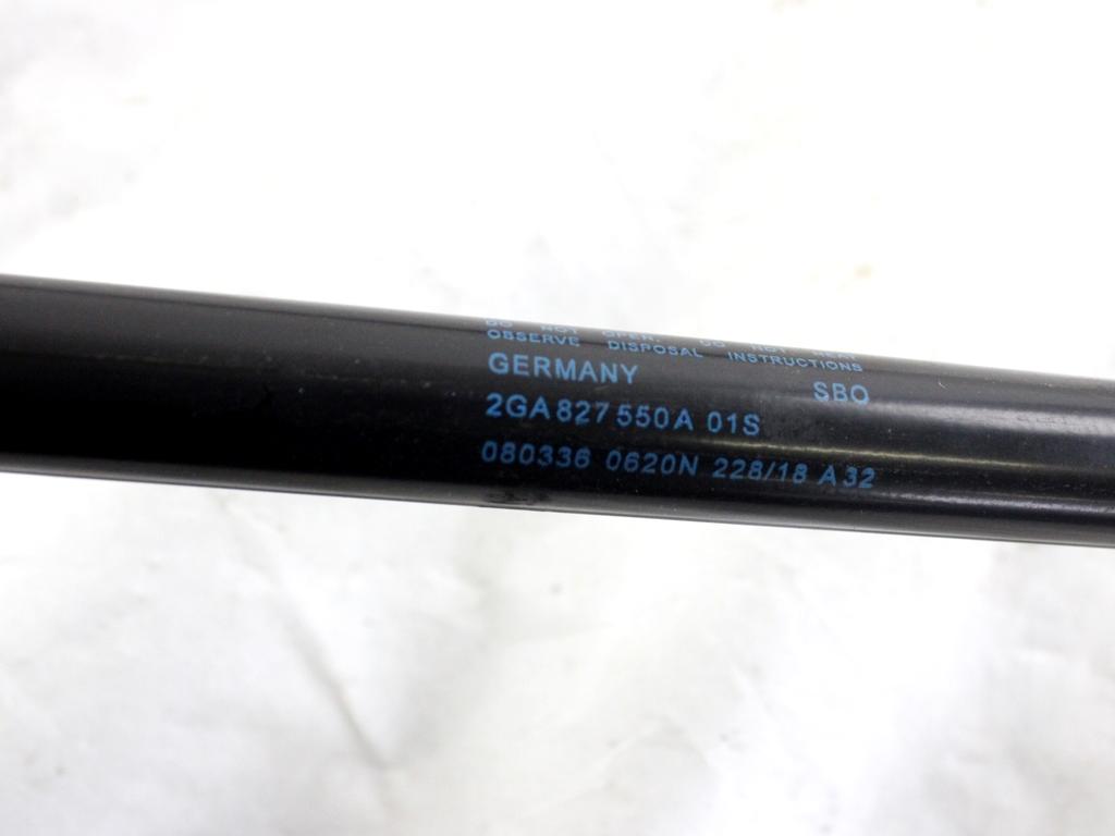 2GA827550A COPPIA PISTONCINI ASTE AMMORTIZZANTI PORTELLONE COFANO POSTERIORE BAULE VOLKSWAGEN T-ROC 1.0 B 85KW 6M 5P (2018) RICAMBIO USATO