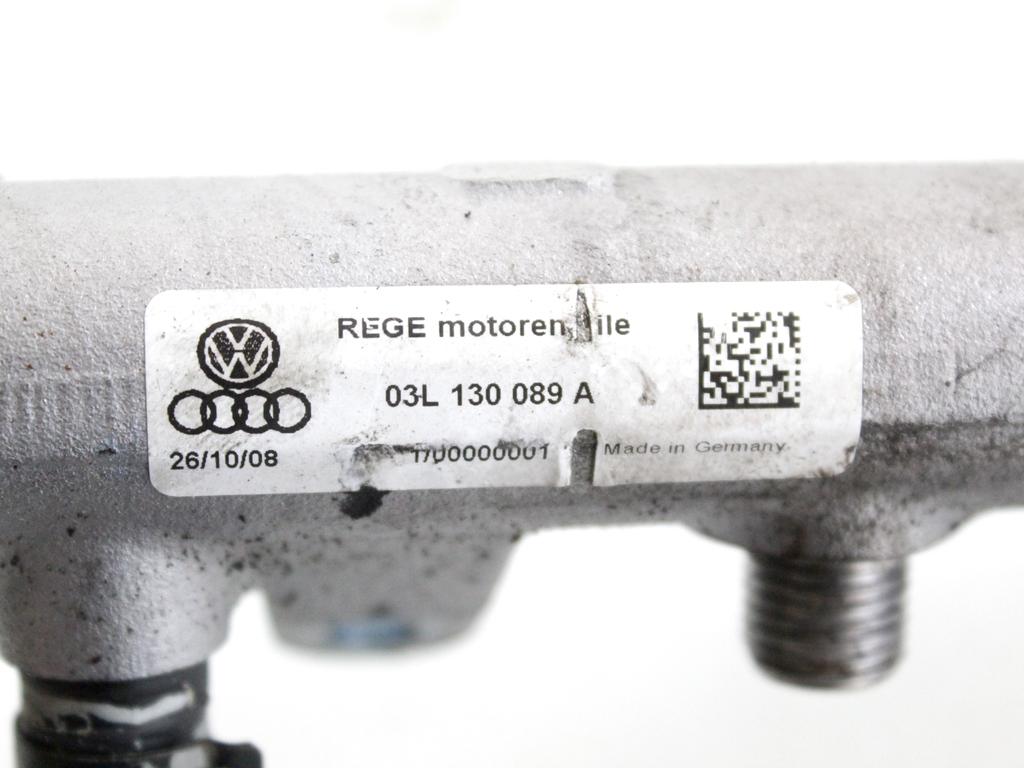03L130089A TUBO INIEZIONE DIESEL AUDI A4 B8 SW 2.0 D 125KW 6M 5P (2008) RICAMBIO USATO