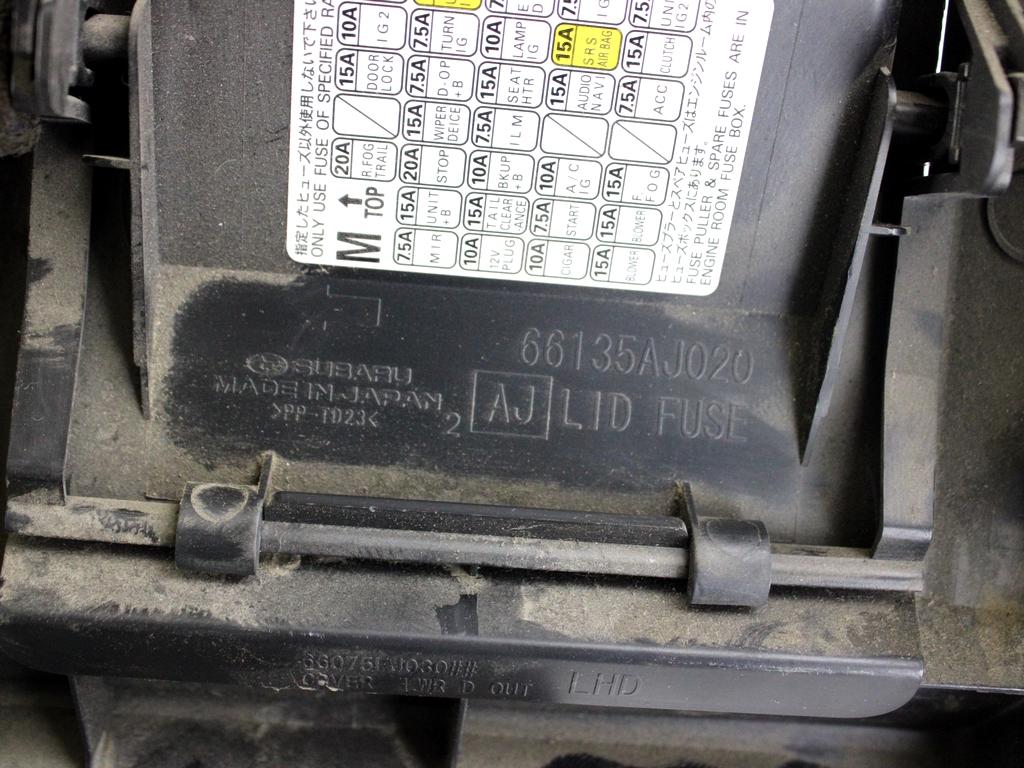 66075FJ030 RIVESTIMENTO INFERIORE CRUSCOTTO LATO SINISTRO SUBARU XV GP 2.0 D 4X4 108KW 6M 5P (2013) RICAMBIO USATO 66135AJ020