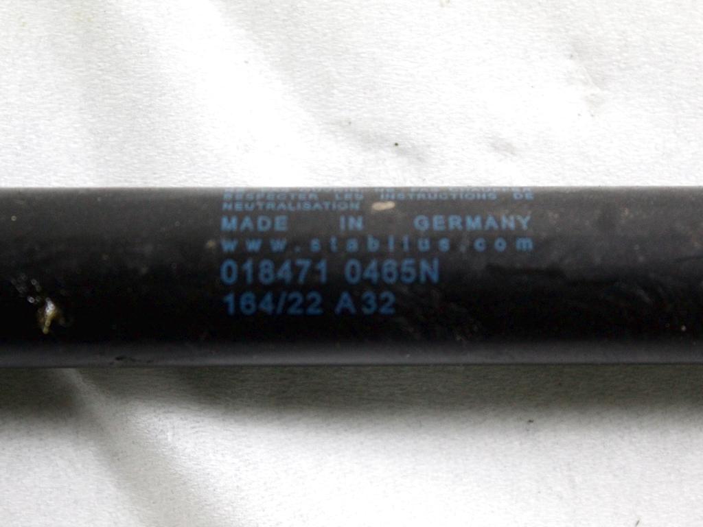 74820SMGE03 COPPIA PISTONCINI ASTE AMMORTIZZANTI PORTELLONE COFANO POSTERIORE BAULE HONDA CIVIC 1.4 B 73KW 5M 5P (2009) RICAMBIO USATO 018471-0465N