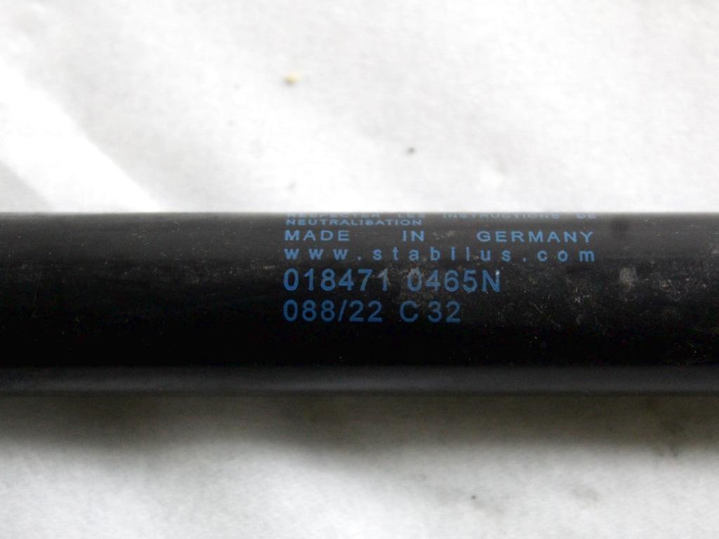 74820SMGE03 COPPIA PISTONCINI ASTE AMMORTIZZANTI PORTELLONE COFANO POSTERIORE BAULE HONDA CIVIC 1.4 B 73KW 5M 5P (2009) RICAMBIO USATO 018471-0465N