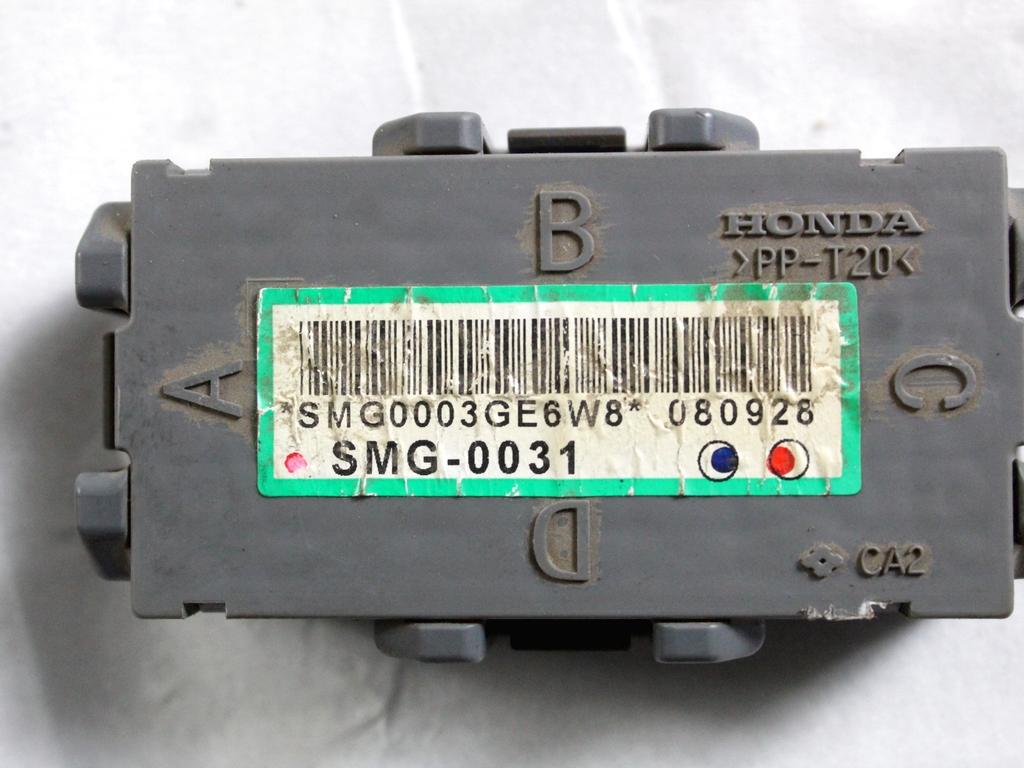 SMG-0031 CENTRALINA FUSIBILIERA SCATOLA FUSIBILI RELÈ HONDA CIVIC 1.4 B 73KW 5M 5P (2009) RICAMBIO USATO