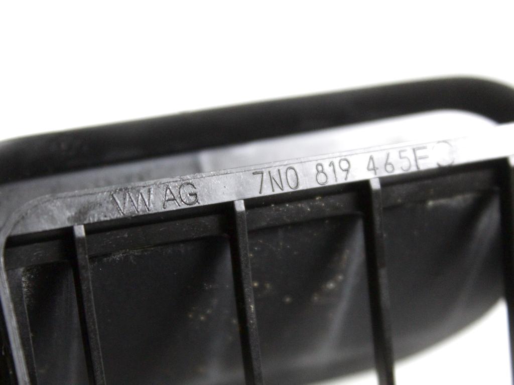 7N0819465F GRIGLIA AERAZIONE PARASALE PARASASSI POSTERIORE VOLKSWAGEN GOLF 8 GTD 2.0 D 147KW 5P (2023) RICAMBIO USATO