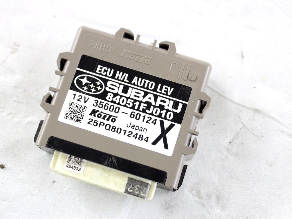 84051FJ010 CENTRALINA REGOLAZIONE LIVELLO ALTEZZA LUCI E FARI SUBARU XV GP 2.0 D 4X4 108KW 6M 5P (2013) RICAMBIO USATO