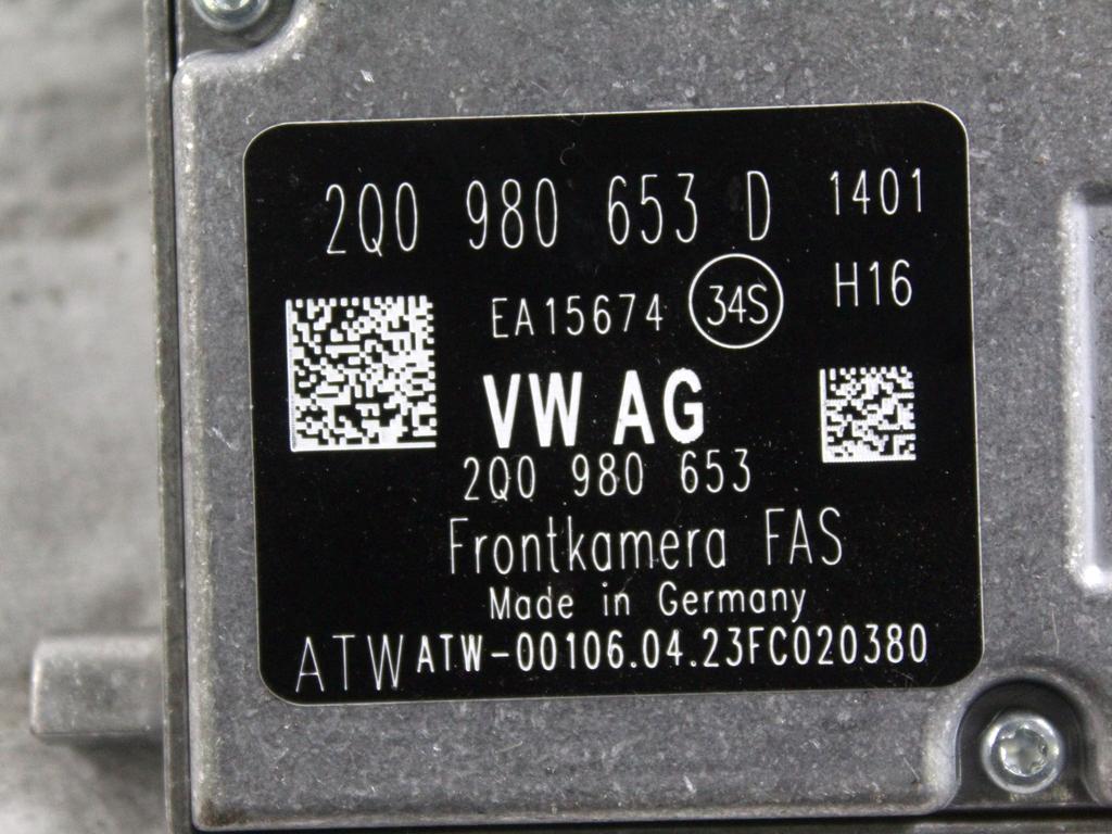 2Q0980653D CENTRALINA TELECAMERA ANTERIORE VOLKSWAGEN T-ROC 1.0 B 81KW 6M 5P (2023) RICAMBIO USATO