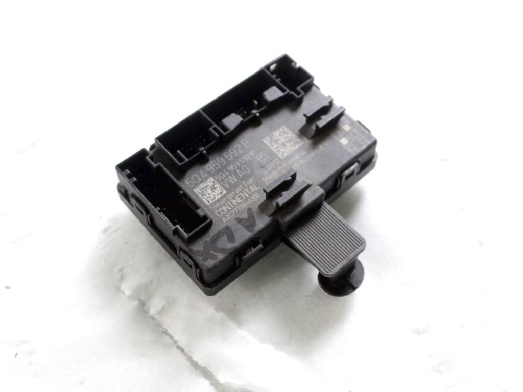 5Q4959592P CENTRALINA PORTA ANTERIORE DESTRA VOLKSWAGEN T-ROC 1.0 B 81KW 6M 5P (2023) RICAMBIO USATO