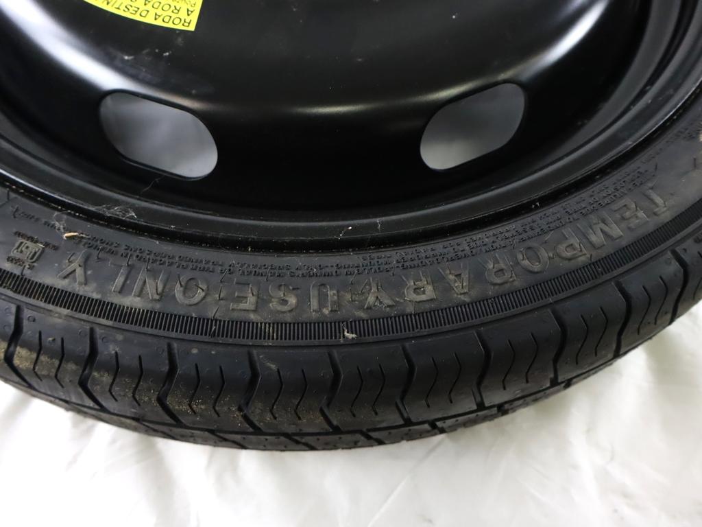 5Q0601027BT RUOTINO DI SCORTA LINGLONG T125/70 R18 99M VOLKSWAGEN T-ROC 1.0 B 81KW 6M 5P (2023) RICAMBIO USATO CON CERCHIO IN FERRO DA 18 POLLICI 5 FORI 3.5JX18H2 ET 25.5 INTERASSE 5X112