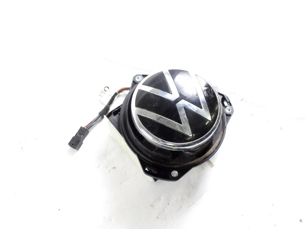 5H0971375 STEMMA MANIGLIA ESTERNA PORTELLONE COFANO POSTERIORE BAULE VOLKSWAGEN GOLF 8 GTD 2.0 D 147KW 5P (2023) RICAMBIO USATO