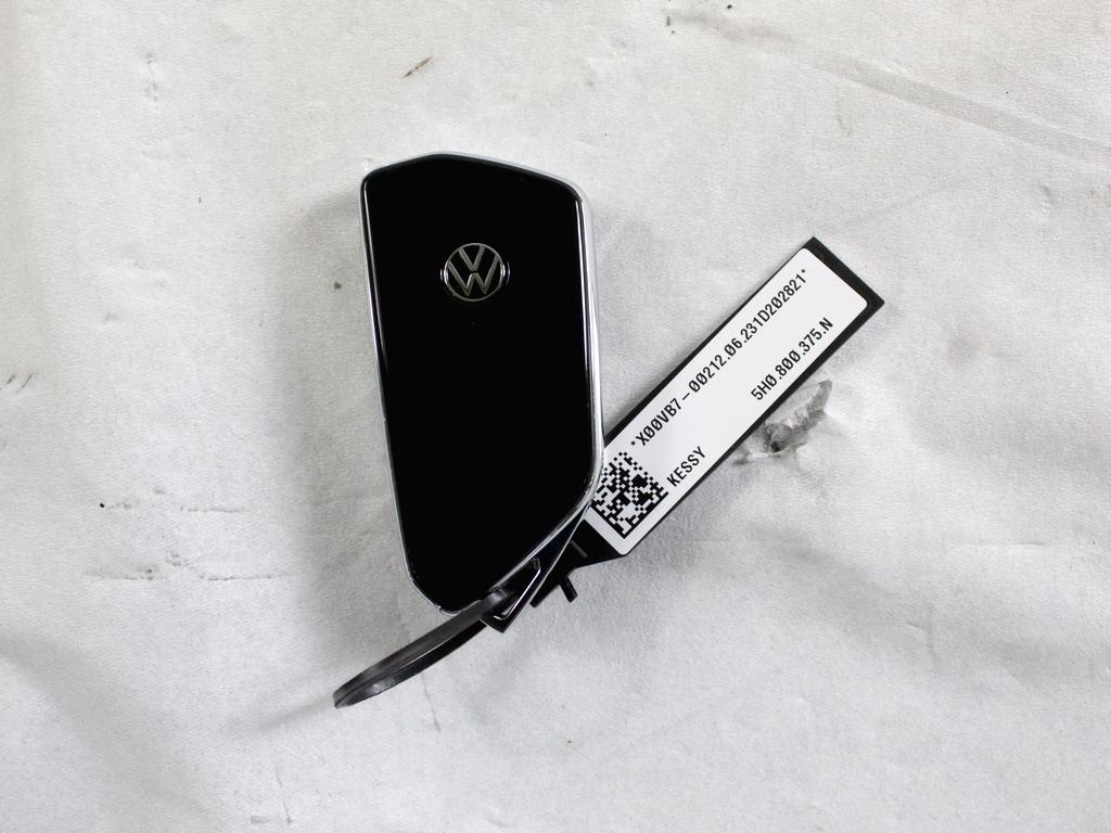 05L907309AA KIT ACCENSIONE AVVIAMENTO VOLKSWAGEN GOLF 8 GTD 2.0 D 147KW 5P (2023) RICAMBIO USATO CON CENTRALINA MOTORE, BLOCCHETTI ACCENSIONE APERTURA CON CHIAVE 5WA937086AT 2Q0905861B 5H0920340C
