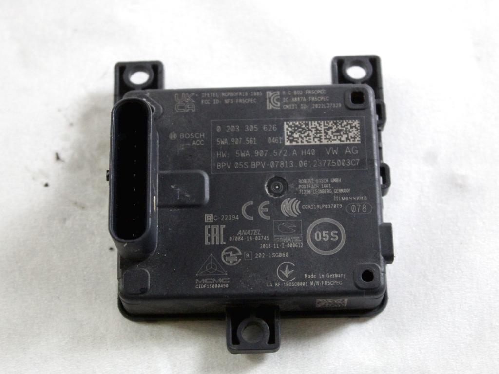 5WA907561 SENSORE RADAR ANGOLO CIECO ANTERIORE VOLKSWAGEN GOLF 8 GTD 2.0 D 147KW 5P (2023) RICAMBIO USATO