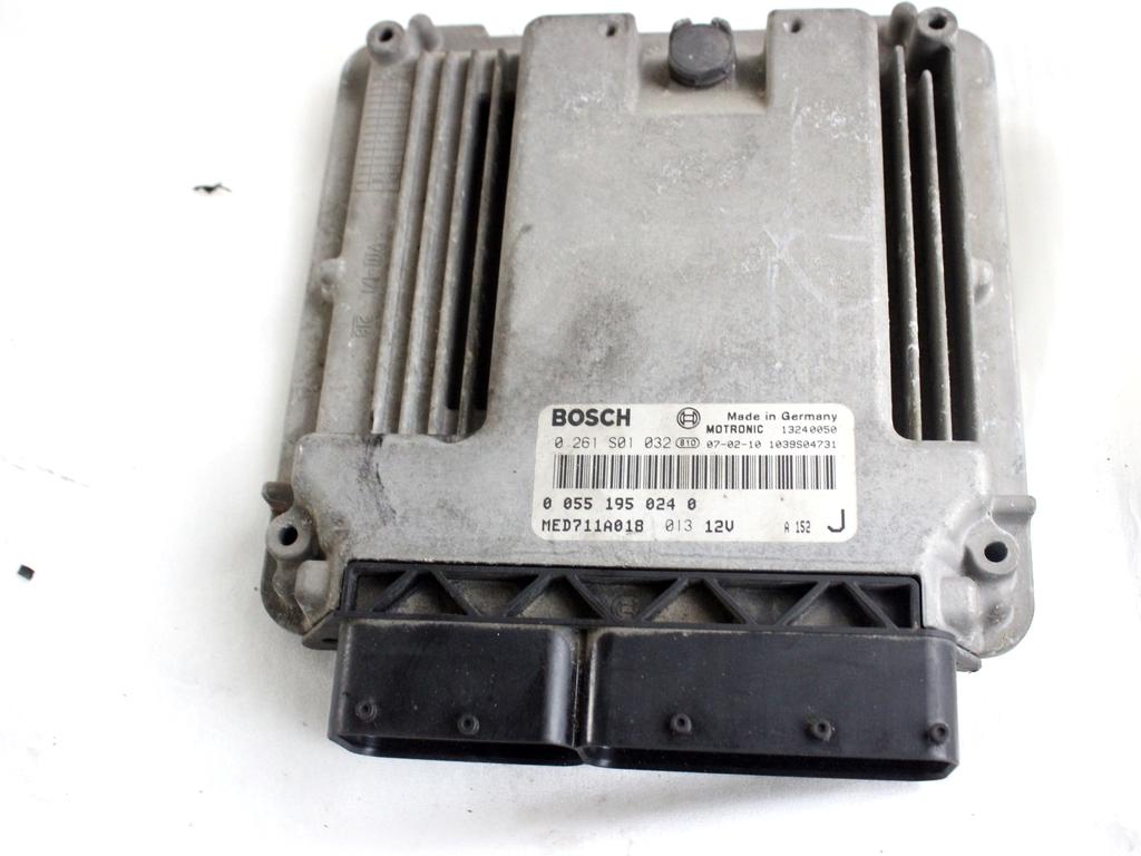 55195024 KIT ACCENSIONE AVVIAMENTO ALFA ROMEO GT 2.0 B 122KW 5M 3P (2007) RICAMBIO USATO CON CENTRALINA MOTORE, BLOCCHETTI ACCENSIONE APERTURA CON CHIAVE 50506303 46558758