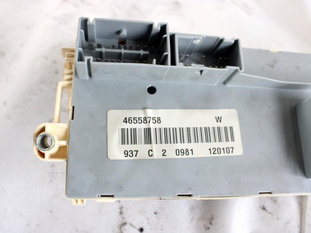 55195024 KIT ACCENSIONE AVVIAMENTO ALFA ROMEO GT 2.0 B 122KW 5M 3P (2007) RICAMBIO USATO CON CENTRALINA MOTORE, BLOCCHETTI ACCENSIONE APERTURA CON CHIAVE 50506303 46558758