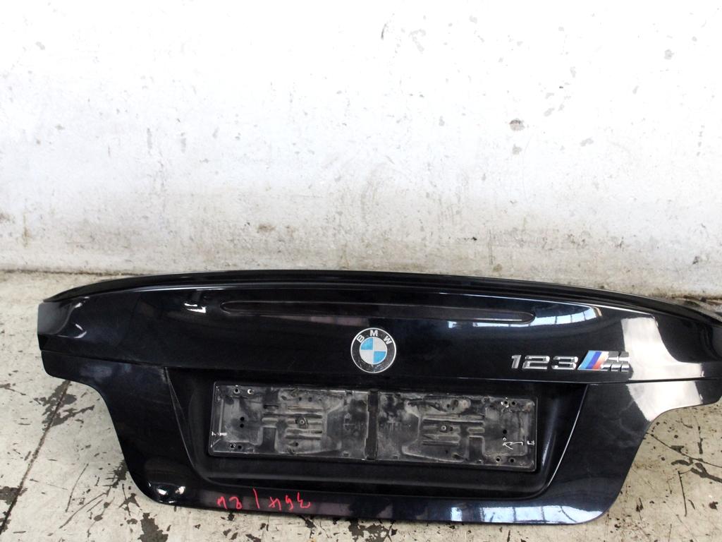 41627181144 PORTELLONE COFANO POSTERIORE BAULE BMW SERIE 1 123D E82 2.0 D 150KW 6M 2P (2009) RICAMBIO USATO 