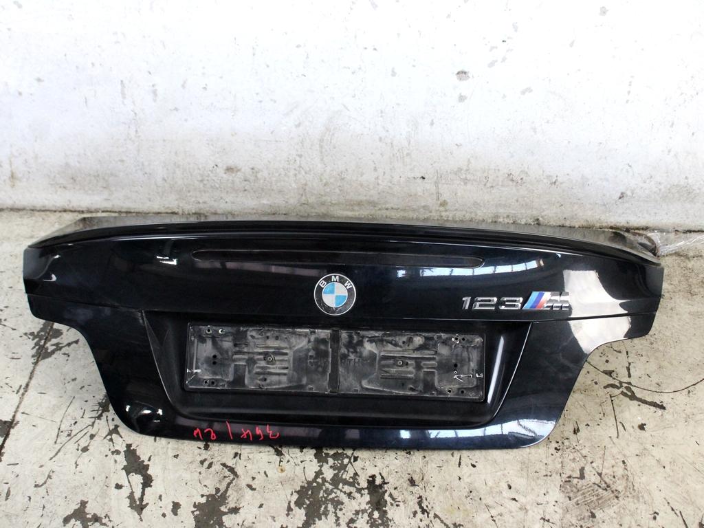 41627181144 PORTELLONE COFANO POSTERIORE BAULE BMW SERIE 1 123D E82 2.0 D 150KW 6M 2P (2009) RICAMBIO USATO 