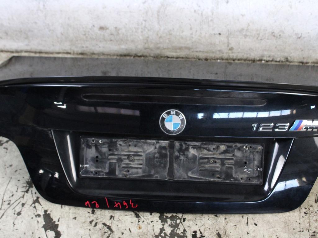 41627181144 PORTELLONE COFANO POSTERIORE BAULE BMW SERIE 1 123D E82 2.0 D 150KW 6M 2P (2009) RICAMBIO USATO 