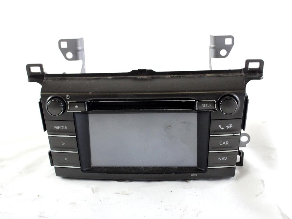 86140-42210 AUTORADIO CON SISTEMA DI NAVIGAZIONE SATELLITARE TOYOTA RAV 4 2.0 D 91KW 5P (2017) RICAMBIO USATO (NON FORNIAMO CODICE AUTOARADIO, MA SOLO NUMERO DI TELAIO VEICOLO)