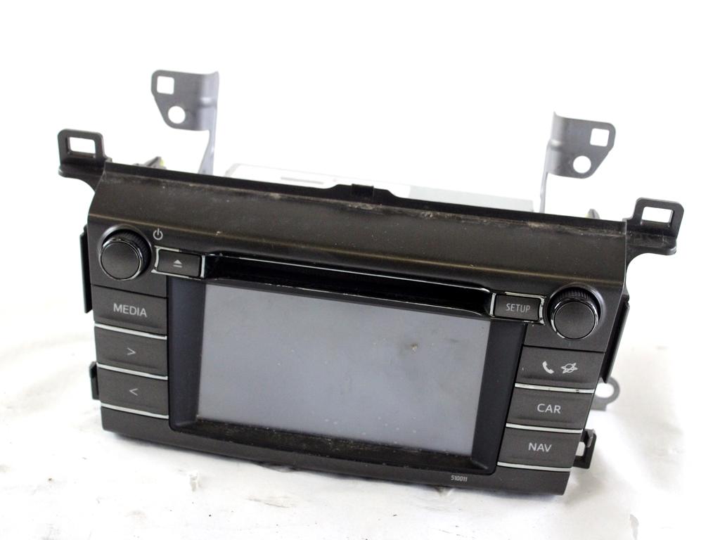86140-42210 AUTORADIO CON SISTEMA DI NAVIGAZIONE SATELLITARE TOYOTA RAV 4 2.0 D 91KW 5P (2017) RICAMBIO USATO (NON FORNIAMO CODICE AUTOARADIO, MA SOLO NUMERO DI TELAIO VEICOLO)