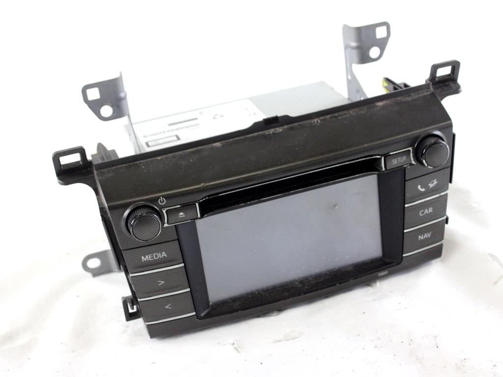 86140-42210 AUTORADIO CON SISTEMA DI NAVIGAZIONE SATELLITARE TOYOTA RAV 4 2.0 D 91KW 5P (2017) RICAMBIO USATO (NON FORNIAMO CODICE AUTOARADIO, MA SOLO NUMERO DI TELAIO VEICOLO)