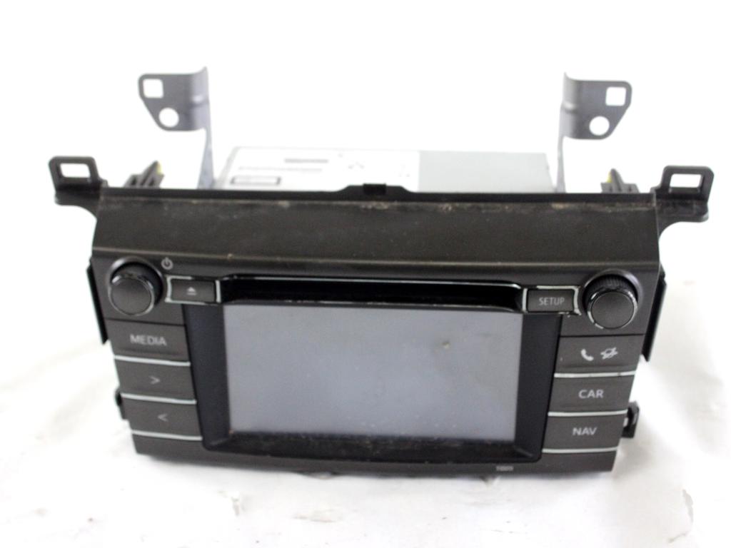 86140-42210 AUTORADIO CON SISTEMA DI NAVIGAZIONE SATELLITARE TOYOTA RAV 4 2.0 D 91KW 5P (2017) RICAMBIO USATO (NON FORNIAMO CODICE AUTOARADIO, MA SOLO NUMERO DI TELAIO VEICOLO)