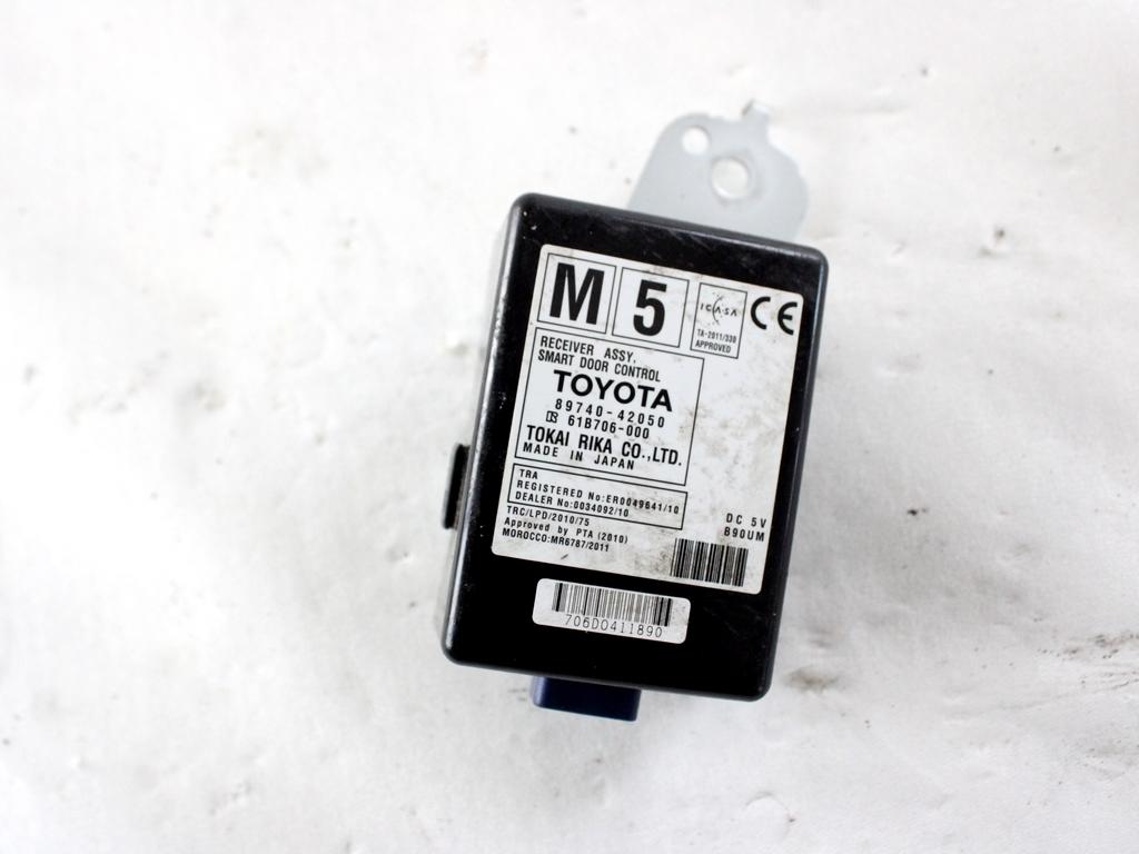 89740-42050 CENTRALINA PORTA TOYOTA RAV 4 2.0 D 91KW 5P (2017) RICAMBIO USATO