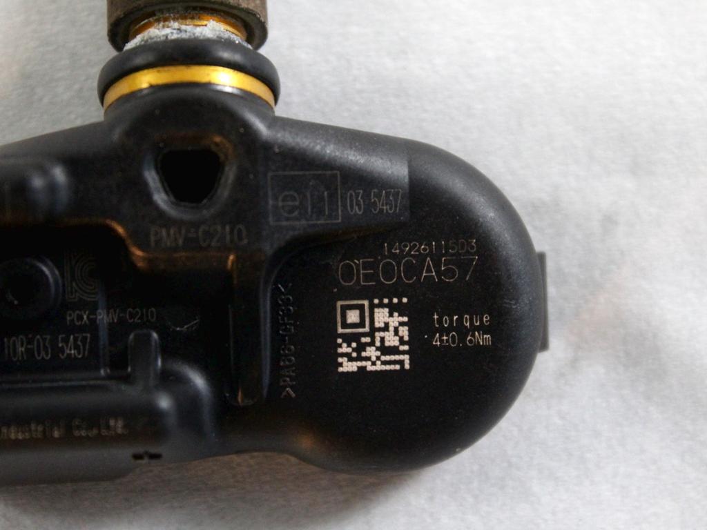 4260742021 SENSORE DI PRESSIONE DEL PNEUMATICO TOYOTA RAV 4 2.0 D 91KW 5P (2017) RICAMBIO USATO