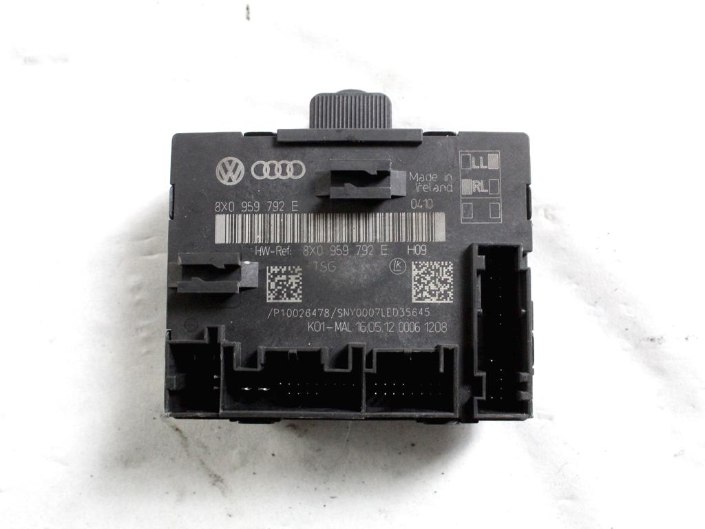 8X0959792E CENTRALINA PORTA ANTERIORE DESTRA AUDI Q3 2.0 D 103 KW 5P (2013) RICAMBIO USATO