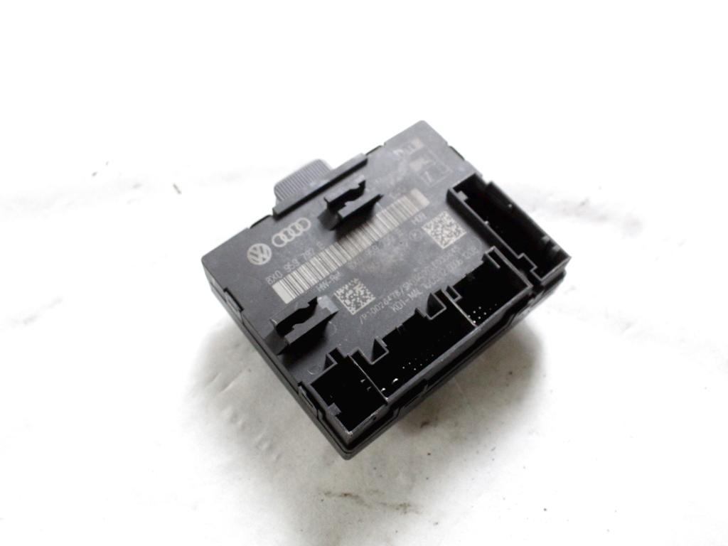 8X0959792E CENTRALINA PORTA ANTERIORE DESTRA AUDI Q3 2.0 D 103 KW 5P (2013) RICAMBIO USATO