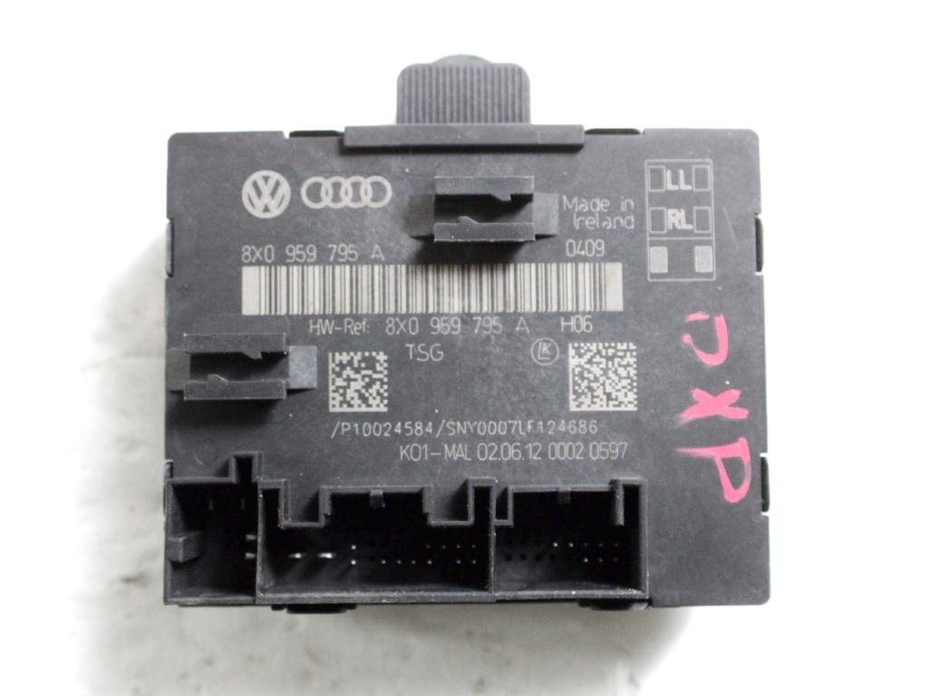 8X0959795A CENTRALINA PORTA POSTERIORE AUDI Q3 2.0 D 103 KW 5P (2013) RICAMBIO USATO