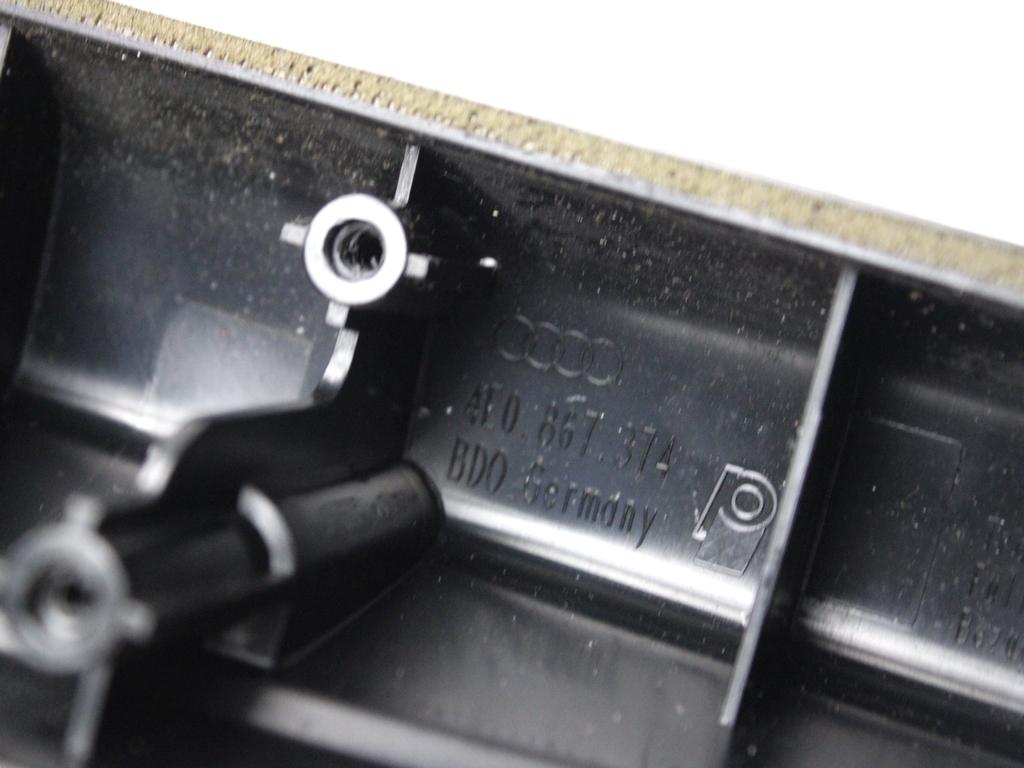 4E0867374 RIVESTIMENTO PANNELLO PORTA ANTERIORE DESTRO AUDI A8 3.0 D 171 KW 4X4 (2005) RICAMBIO USATO