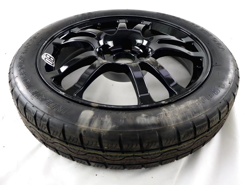 40300JK00B RUOTINO DI SCORTA BRIDGESTONE T145/70 R18 107 M INFINITI G37 S 3.7 B 235KW AUT 3P (2010) RICAMBIO USATO CON CERCHIO IN LEGA DA 18 POLLICI 5 FORI 18X4T ET 0,00 INTERASSE 5X115