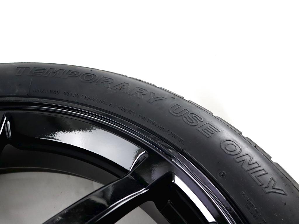 40300JK00B RUOTINO DI SCORTA BRIDGESTONE T145/70 R18 107 M INFINITI G37 S 3.7 B 235KW AUT 3P (2010) RICAMBIO USATO CON CERCHIO IN LEGA DA 18 POLLICI 5 FORI 18X4T ET 0,00 INTERASSE 5X115