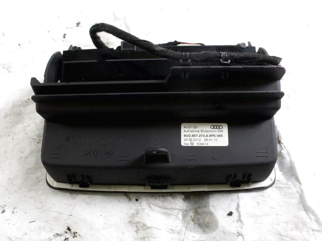8U0857273A DISPLAY NAVIGATORE SATELLITARE AUDI Q3 2.0 D 103 KW 5P (2013) RICAMBIO USATO
