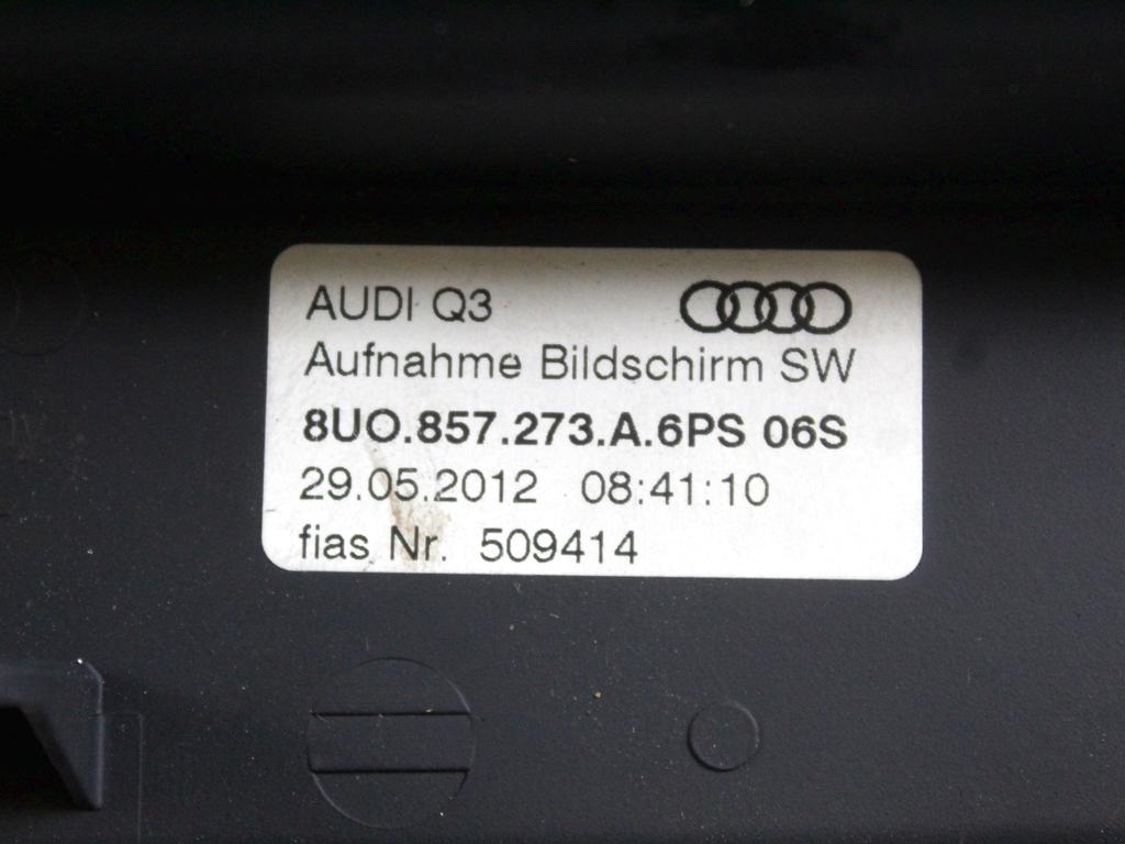 8U0857273A DISPLAY NAVIGATORE SATELLITARE AUDI Q3 2.0 D 103 KW 5P (2013) RICAMBIO USATO
