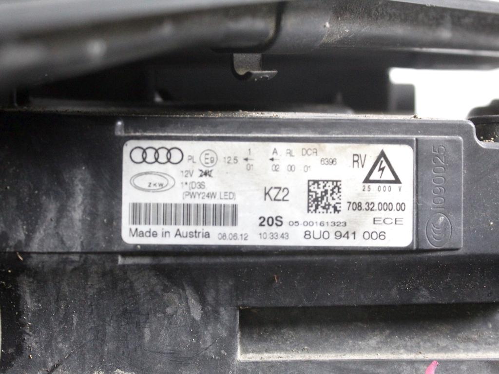 8U0941006 FARO FANALE ANTERIORE DESTRO XENON LED AUDI Q3 2.0 D 103 KW 5P (2013) RICAMBIO USATO