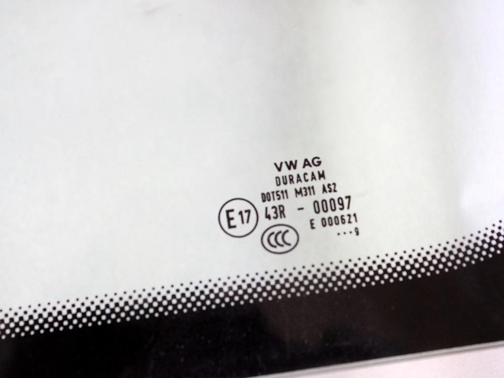 1S4839101K VETRO FISSO A COMPASSO PORTA POSTERIORE SINISTRA VOLKSWAGEN UP 1.0 M 50KW 5M 5P (2019) RICAMBIO USATO 