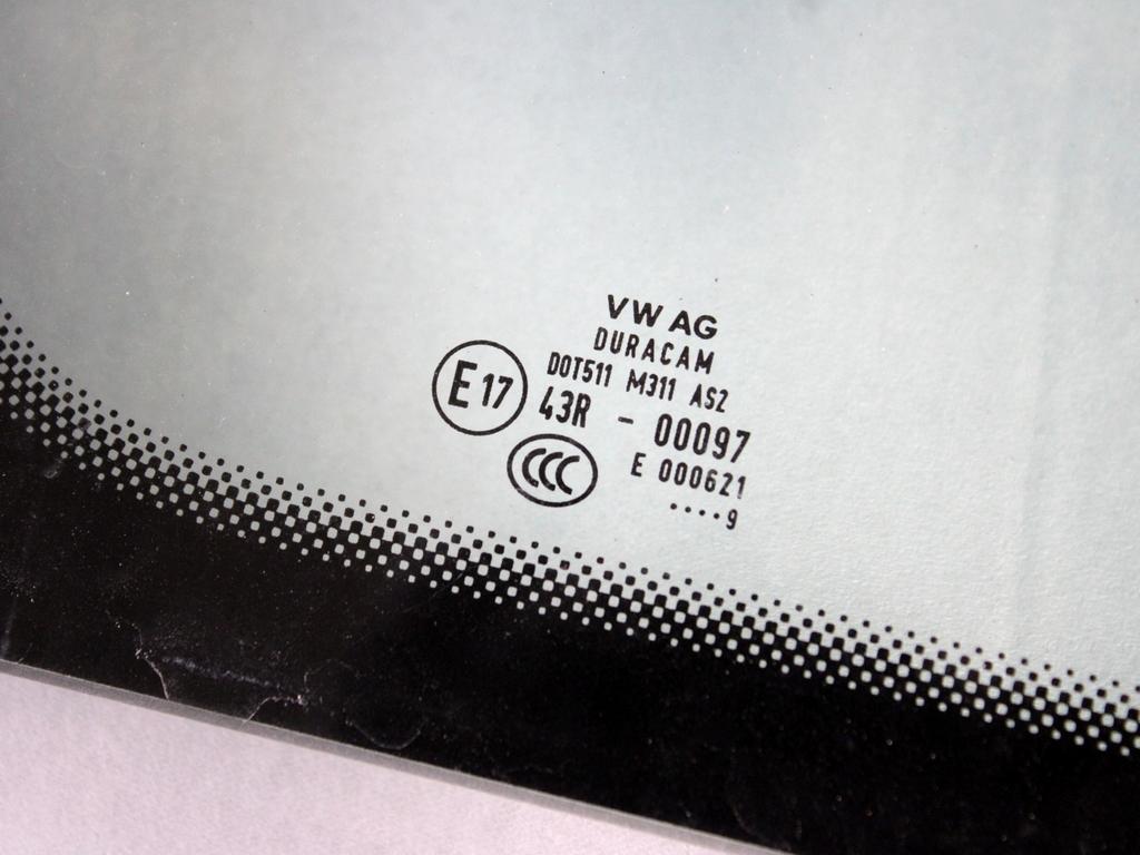 1S4839102K VETRO FISSO A COMPASSO PORTA POSTERIORE DESTRA VOLKSWAGEN UP 1.0 M 50KW 5M 5P (2019) RICAMBIO USATO 