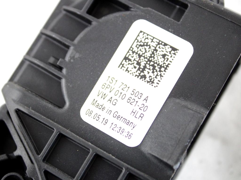 1S1721503A PEDALE ACCELERATORE VOLKSWAGEN UP 1.0 M 50KW 5M 5P (2019) RICAMBIO USATO