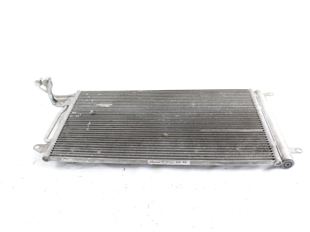 6R0820411T CONDENSATORE RADIATORE CLIMATIZZATORE CLIMA A/C SKODA RAPID 1.6 D 66KW 5M 5P (2015) RICAMBIO USATO