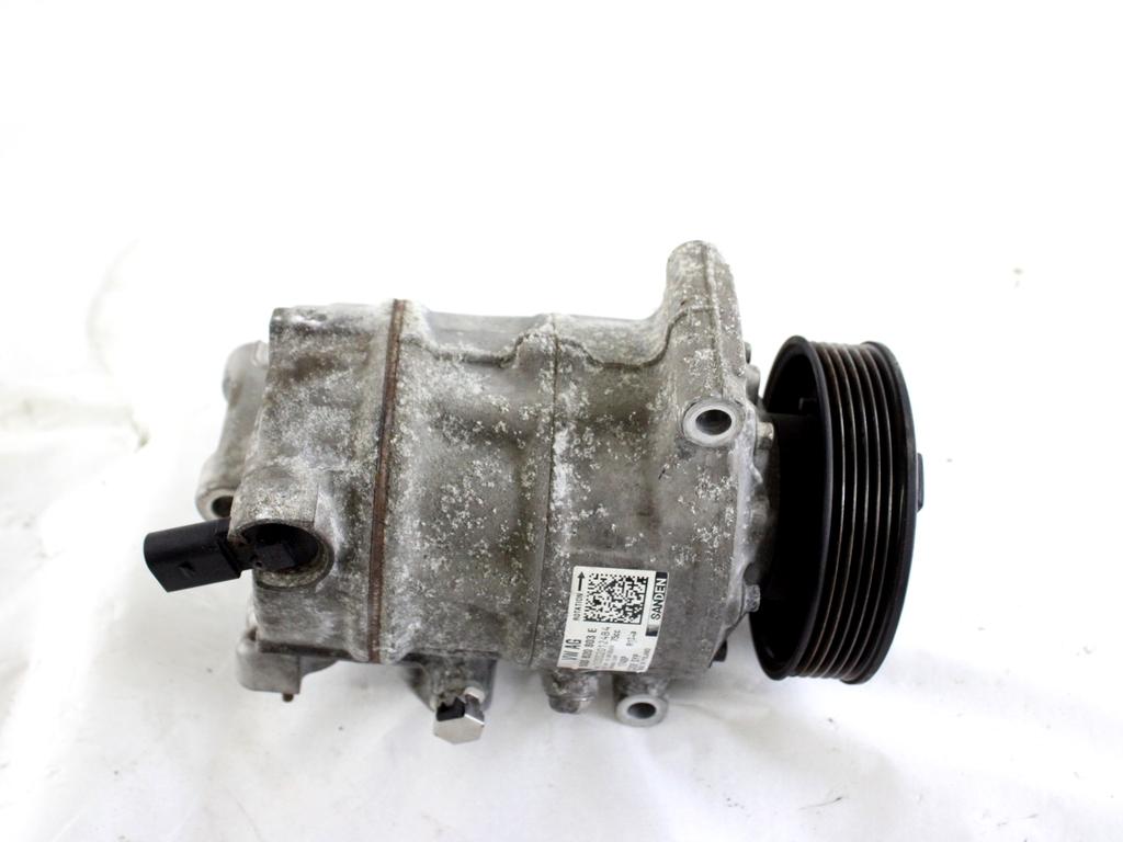 5Q0820803E COMPRESSORE CLIMATIZZATORE CLIMA A/C SKODA RAPID 1.6 D 66KW 5M 5P (2015) RICAMBIO USATO