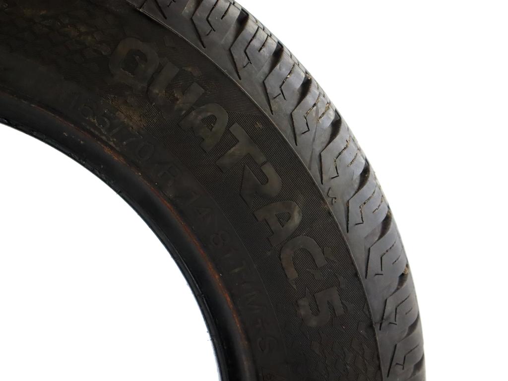 165/70 R14 81 T VREDESTEIN QUATRAC 5 7,67MM A4723 PNEUMATICI QUATTRO STAGIONI M+S (QUANTITA' 2 GOMME) 