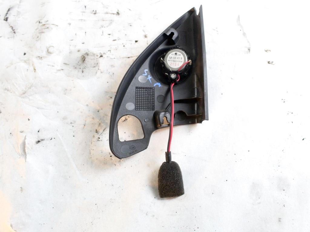 5JA035411B SPEAKER TWEETER CASSA ALTOPARLANTE PORTA ANTERIORE SINISTRA SKODA RAPID 1.6 D 66KW 5M 5P (2015) RICAMBIO USATO