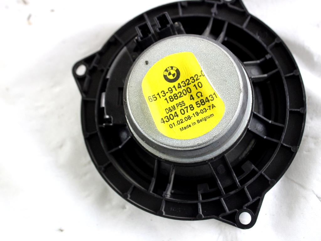 65139143232 CASSA ALTOPARLANTE ANTERIORE BMW SERIE 1 123D E82 2.0 D 150KW 6M 2P (2009) RICAMBIO USATO 