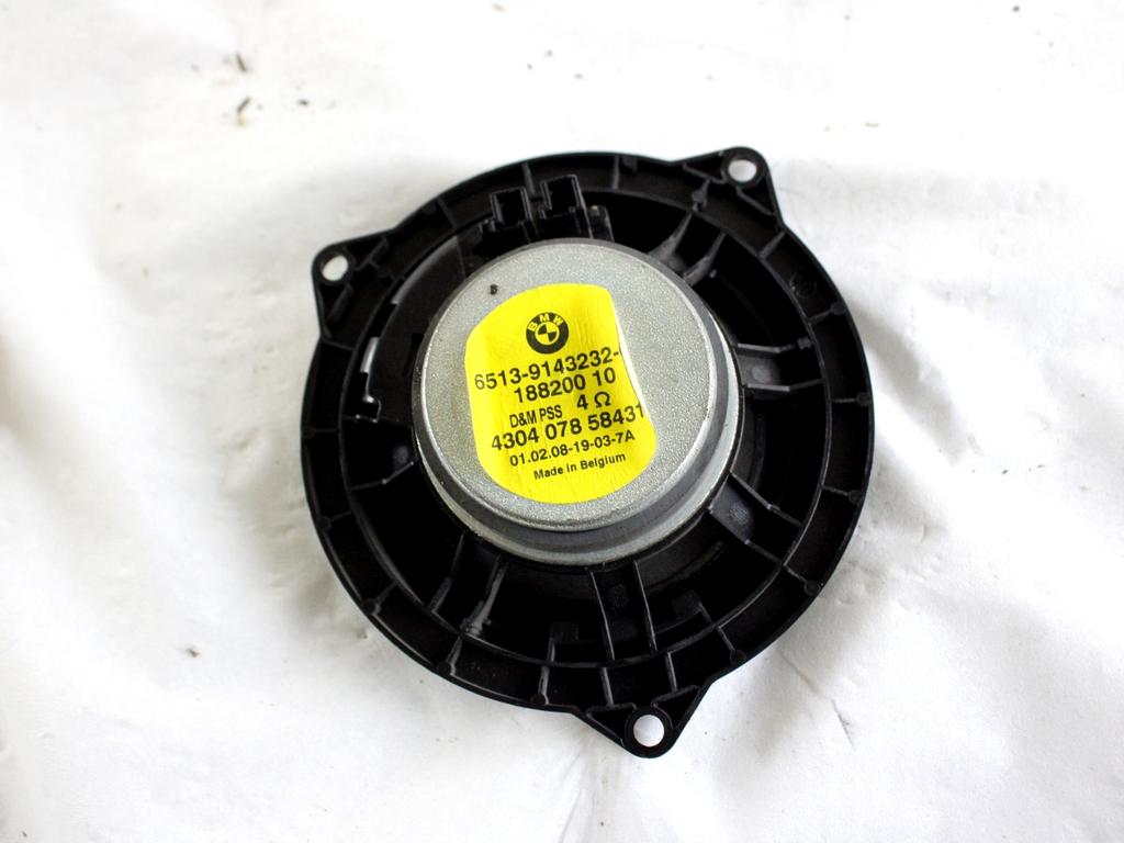 65139143232 CASSA ALTOPARLANTE ANTERIORE BMW SERIE 1 123D E82 2.0 D 150KW 6M 2P (2009) RICAMBIO USATO 